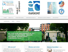 Tablet Screenshot of eurocord.org